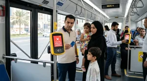 family-onboard-abu-dhabi-bus-encountering-access-denied-error-on-hafilat-card-validator-screen-while-attempting-to-pay-fare-on-route-11